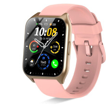 Smart Watch with Bluetooth Calling, 1.85' HD Screen, Heart Rate and Sleep Monitor, IP68 Waterproof Fitness Tracker for Android and iOS, Pink