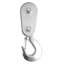 Winch Pulley Block 2 Ton Load Capacity with Hook Heavy Duty Snatch Block for ATV UTV OffRoad