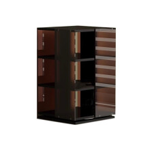CD Storage Rack 360 Rotating Acrylic Display Stand Large Capacity Holds 120 CDs for Home or Office