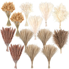 300 PCS Pampas Grass Decor and Dried Flower Bouquet for Wedding Centerpieces and Boho Home