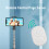 BT5.3 180 mAh Page Turner Télécommande Android 10 m Blanc 6