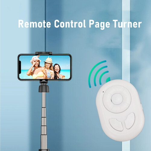 2PCS BT5.3 Wireless Remote Control for Android/Tablet - White 2