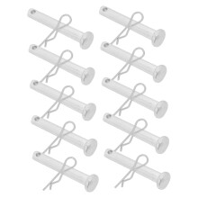 10 Sets Scaffolding Coupling Pins with Locking Pin Retainers for Quick Assembly and Secure Fastening