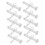 10 Sets Scaffolding Coupling Pins with Locking Pin Retainers for Quick Assembly and Secure Fastening 1