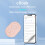 2PCS Pink BT5.3 Remote Control Page Turner Wireless Camera Shutter for Android 5