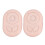 2PCS Pink BT5.3 Remote Control Page Turner Wireless Camera Shutter for Android 2