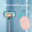 2PCS Pink BT5.3 Remote Control Page Turner Wireless Camera Shutter for Android 3
