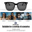 Smart Bluetooth Glasses with OpenEar Audio, Polarized UV Protection, Touch Control, Black 4