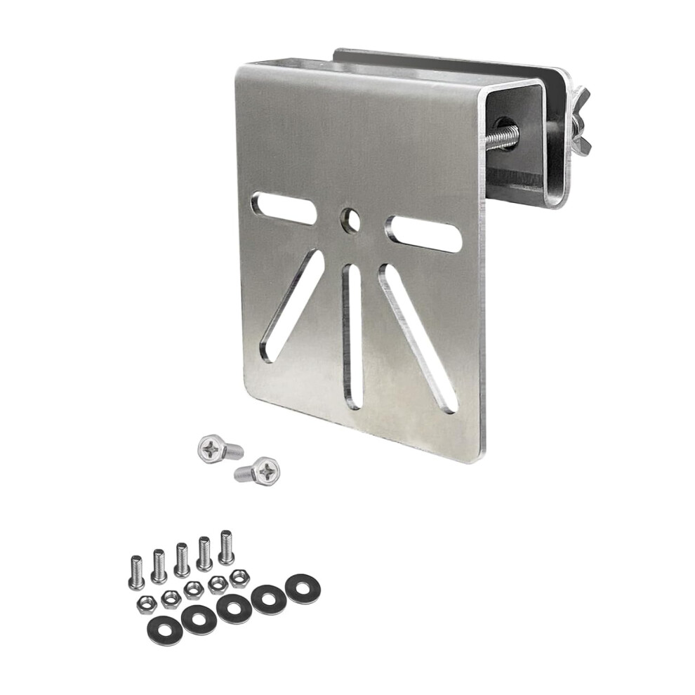 Gutter Mount For Security Camera, Weatherproof Stainless Steel Bracket, No Drill Corner Ptz Mount 9053599244905