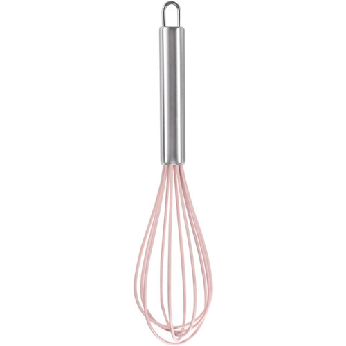 Silicone Whisk Egg Beater with Soft Head Rust Resistant Kitchen Tool for Baking and Mixing 1