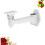 CCTV Camera Wall Mount Bracket White Adjustable Security Camera Holder for Indoor Outdoor Use 2