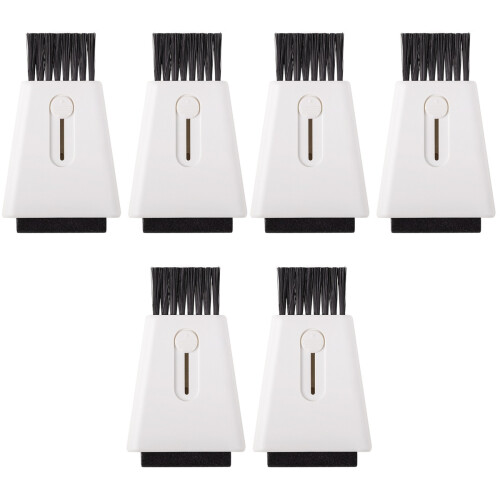 6Pcs White Multipurpose Small Brush Keyboard and Camera Cleaning Tool 2