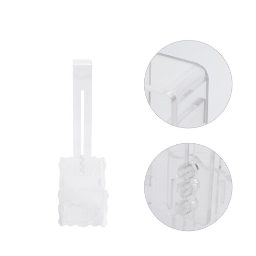 2Pièces Support Plantes Aquatiques Transparent Avec Crochets 2
