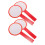 20Pcs Red Dry Erase Board Plastic Handheld Scoreboard for Game Scoring 2