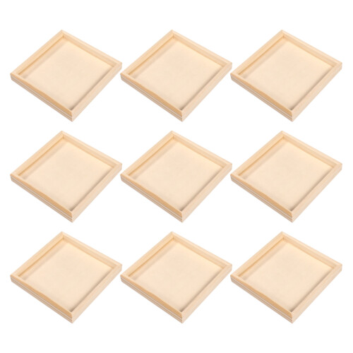 9St Creatieve Trays Stapelbaar Voor En Beige