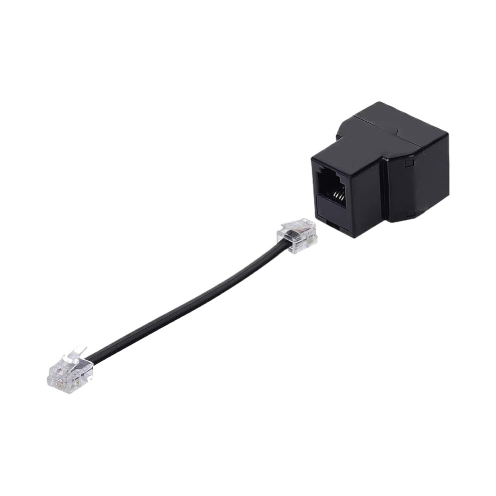2 Port Rj11 Phone Line Splitter With Noise Reduction For Modem Fax Dsl, Telephone Cable Adapter For Home Office 9174973762058