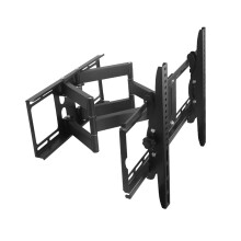 Heavy Duty Full Motion TV Wall Mount Bracket for 4275 Inch, Dual Arm Swivel Tilt VESA 600x400