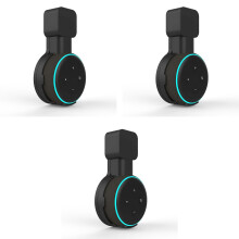 Wall Mount with Hidden Cable Management, SpaceSaving Bracket 3 Pack for Echo Dot 3rd Generation