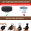 Wall Mount with Hidden Cable Management, SpaceSaving Bracket 3 Pack for Echo Dot 3rd Generation 3