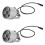 2X Waterproof 4 LED IR Illuminator 12V for CCTV Camera, Enhanced Night Vision Outdoor Security 1