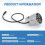2X Waterproof 4 LED IR Illuminator 12V for CCTV Camera, Enhanced Night Vision Outdoor Security 5
