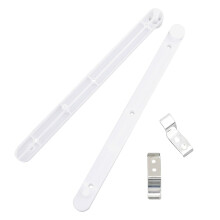 Soft Close FlipUp Cabinet Door Slides with Hidden Side Rails, Durable Plastic and Iron Tracks