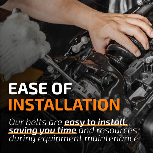 367L450 Replacement Timing Belt Durable HeavyDuty Construction Reliable Power Transmission 2
