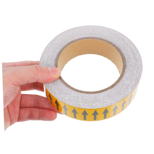Pipe Marking Labels with Bold Arrow Graphics for Clear Flow Direction, Durable Industrial Adhesive 2
