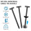 Heavy Duty Nylon Cable Ties 100 Pack, SelfLocking Zip Ties for Automotive, 40lbs Pull Strength 2