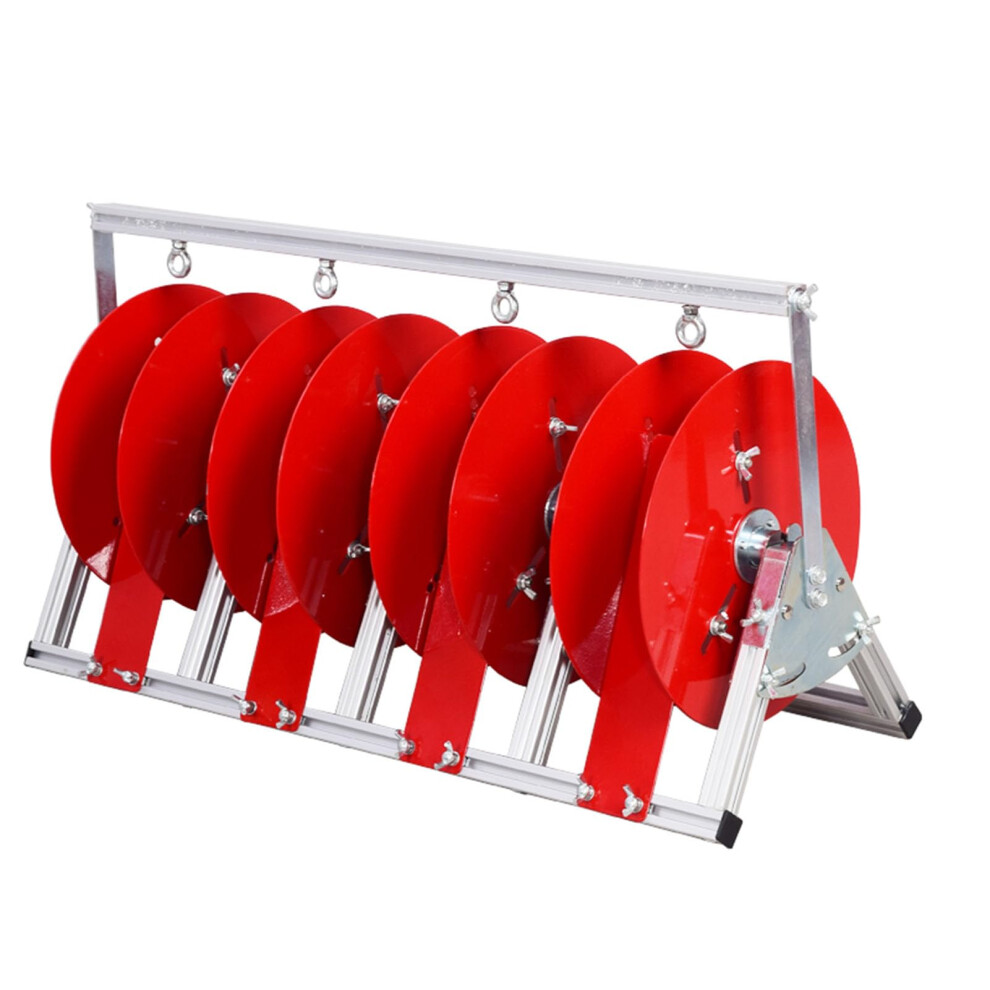 Stainless Steel Cable Dispenser With Multi Axle Wire Spool Rack, Adjustable Reel Stand For Electrical And Industrial Use 9174973762843