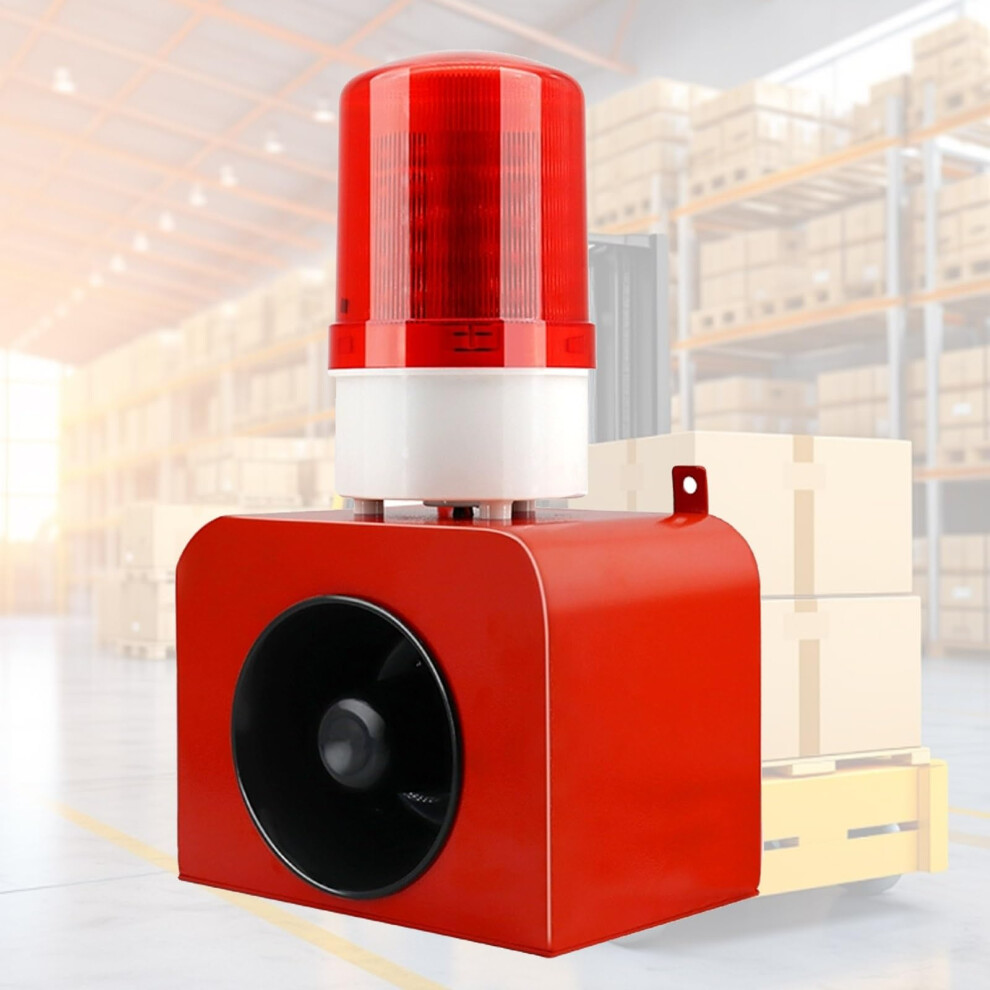 Industrial Alarm Siren With 120Db Loud Sound And Bright Led Strobe For Outdoor Emergency Use 9174973762980