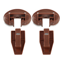 Drawer Kit for Vanity Dresser with Bottom Mount Slide Stoppers, Bedroom Furniture Track Replacement