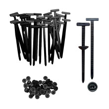 Universal Nylon Cable Tie Clips 180PCS UV Heat Resistant SelfLocking Automotive Fasteners for Car