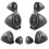 3.5 Inch Car Midrange Speaker with Universal Adjustable 3Way Installation Bracket 3