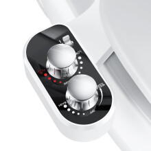 Hot and Cold Water Bidet Attachment for Toilet UK, Bidet Warm Water, Non-Electric Ultra-Slim Bidet with Adjustable Water Pressure