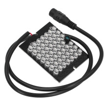 940nm Infrared Illuminator 48 LED IR Light Board DC12V with Automatic Light Sensing and Enhanced Night Vision for CCTV Security Camera