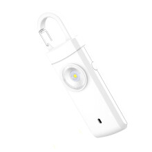 140dB Safety Alarm with Strobe Light, Rechargeable Self Defense Keychain for Women