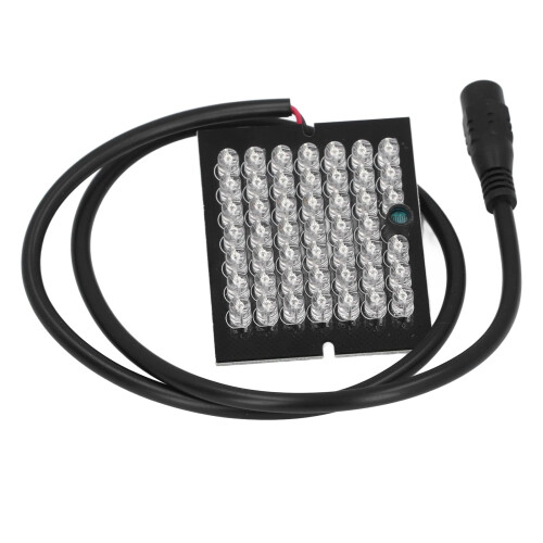 CCTV Infrared Illuminator 48 LED Night Vision Light with Automatic Sensor for Home Security 12V 1