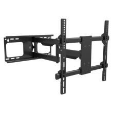Full Motion TV Wall Mount for 3270 Inch TVs, Heavy Duty Swivel Tilt Bracket, SpaceSaving Design
