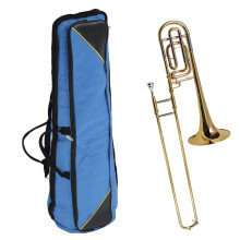 Oxford-Stoff-Trompeten-Gigbag, 87 cm, Blau, Instrumenten-Tasche