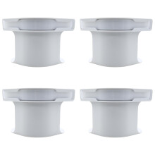 4 Pack Bed Sheet Holders with Secure Lock Strips, Adjustable Corner Fasteners for All Mattress Types Grey
