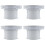 4 Pack Bed Sheet Holders with Secure Lock Strips, Adjustable Corner Fasteners for All Mattress Types Grey 1