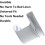 4 Pack Bed Sheet Holders with Secure Lock Strips, Adjustable Corner Fasteners for All Mattress Types Grey 4