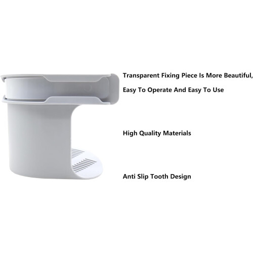 4 Pack Bed Sheet Holders with Secure Lock Strips, Adjustable Corner Fasteners for All Mattress Types Grey 2