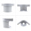 4 Pack Bed Sheet Holders with Secure Lock Strips, Adjustable Corner Fasteners for All Mattress Types Grey 2