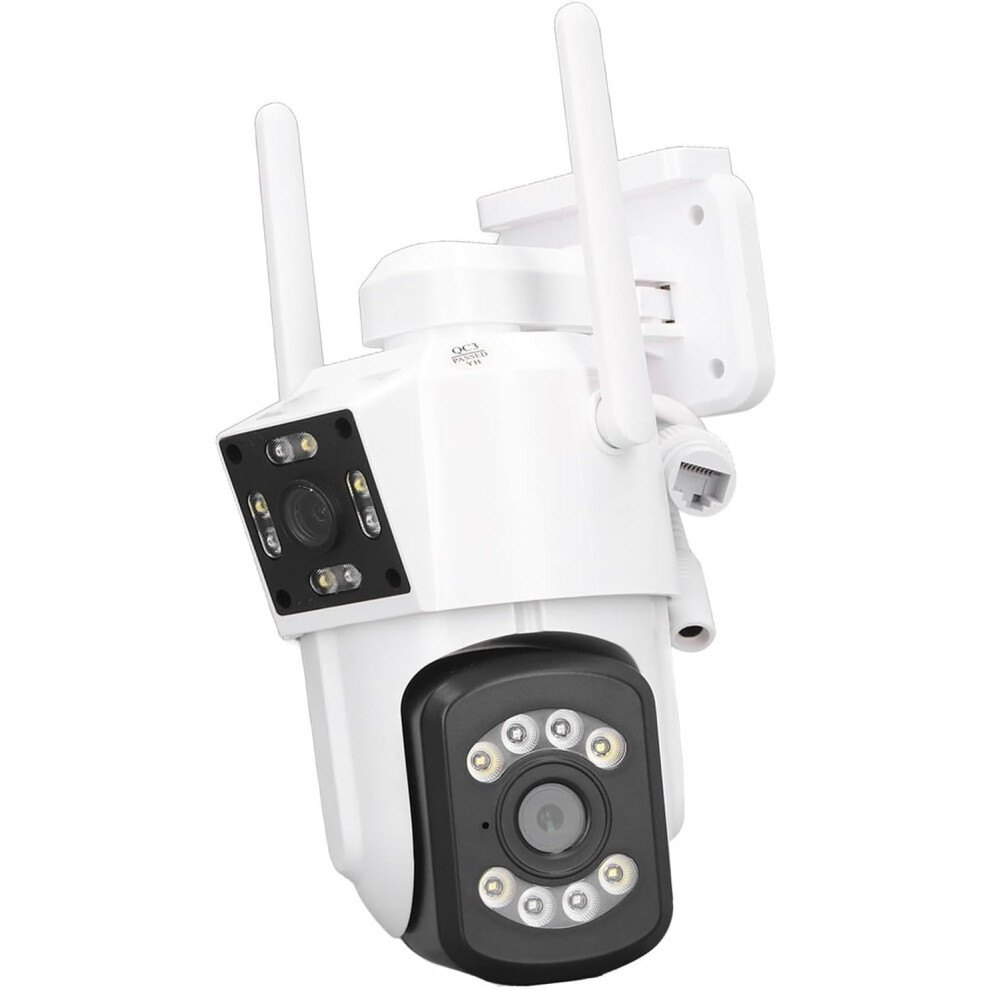 Outdoor Wifi Security Camera 3Mp Hd Ptz Ip Cam 320 Rotation Dual Lens Night Vision Ip66 Waterproof Twoway Audio 9174973763918