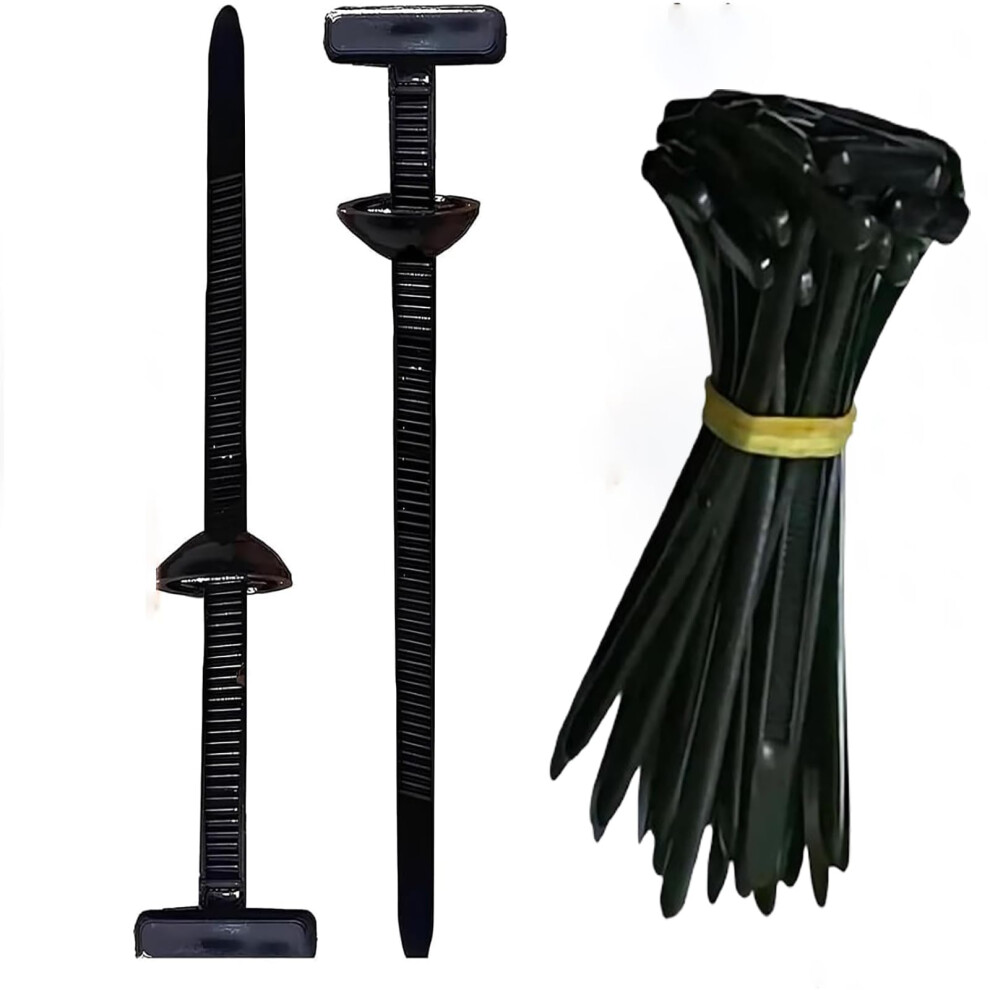 50Pcs Heavy Duty Uv Resistant Nylon Cable Ties With Secure Locking Buckle For Automotive And Garage 9053599246749