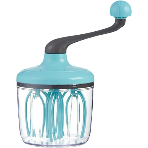 Egg Beater Hand Crank Whisk Mixer with Ergonomic Grip for Quick and Efficient Baking Cooking 2