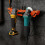 Angle Grinder Holder Wall Mounted Organizer Rack with Accessory Slots for Workshop Storage 4