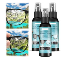 Eyeglass Lens Cleaner and Scratch Remover Spray, Safe for Coated Lenses, 3PCS Travel Size